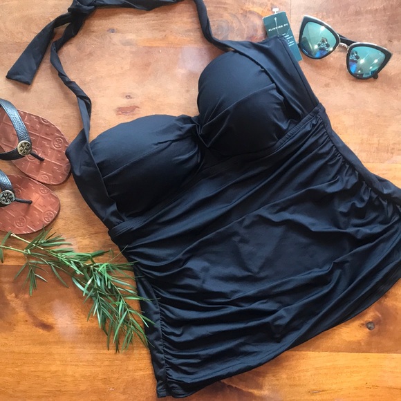 Ralph Lauren Other - Ralph Lauren Slimming Halterkini Tankini Swim